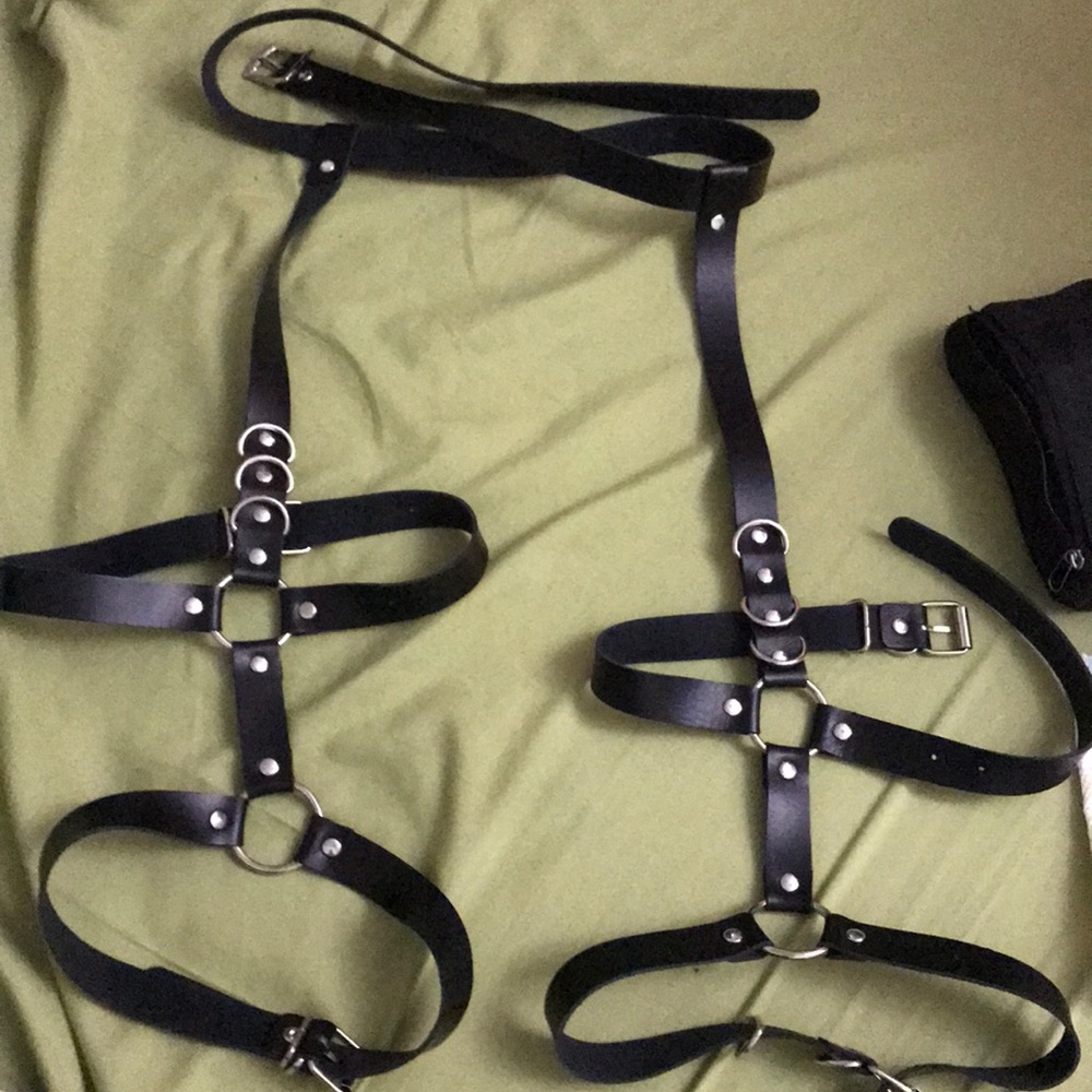 Cage Garter belt